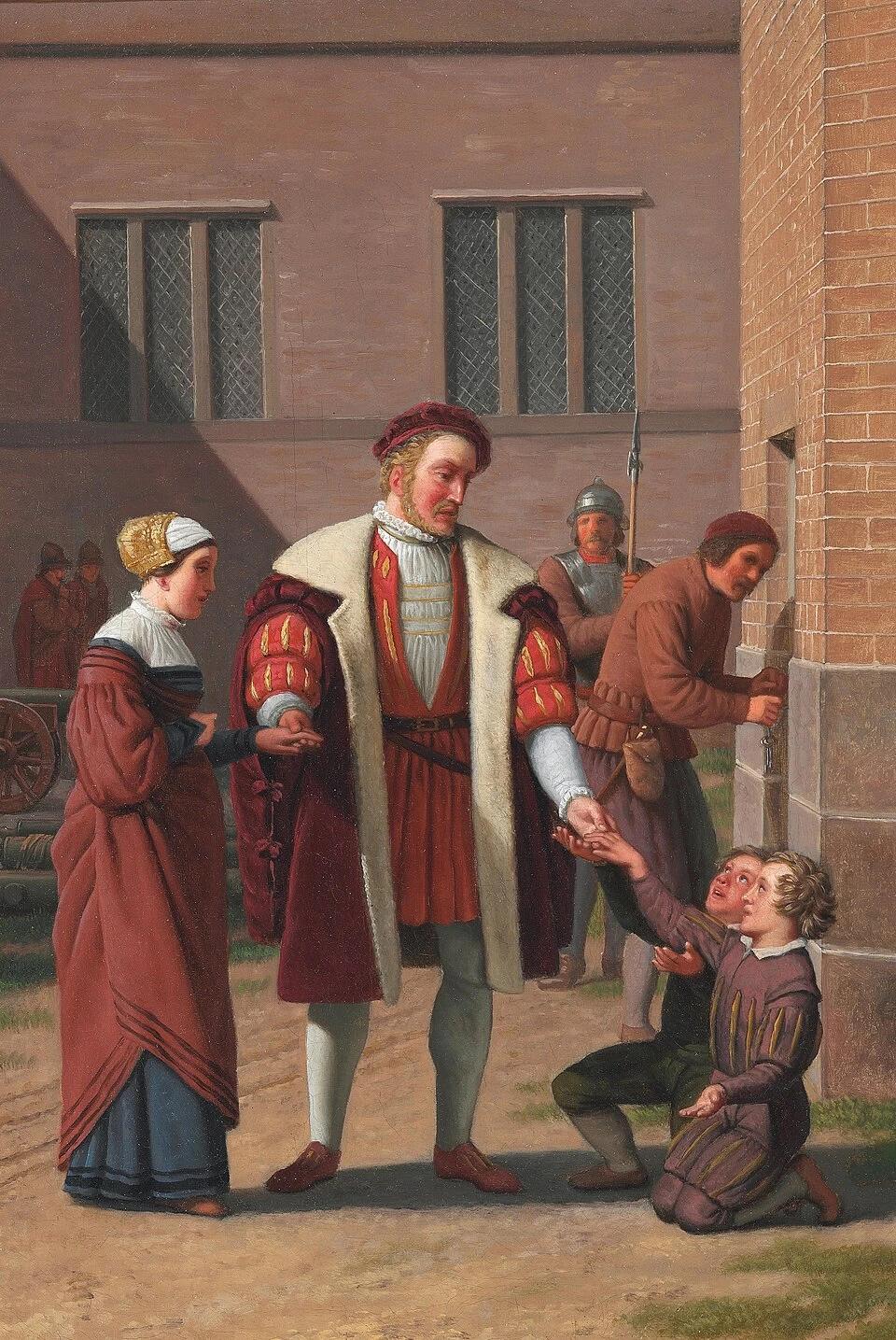 Federico I libera dalla prigione la vedova e i figli di Sten Sture - 1831